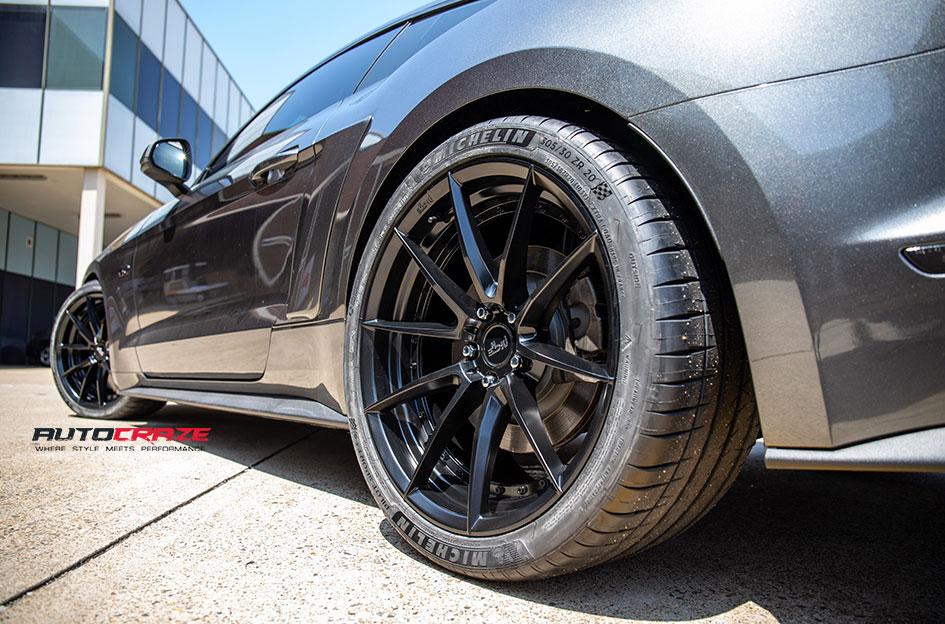 FORD MUSTANG SECTOR SATIN BLACK